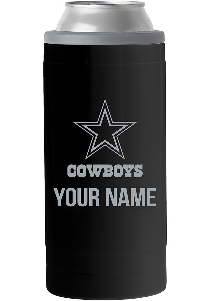 Dallas Cowboys 12oz. Personalized Stainless Steel Slim Can Cooler