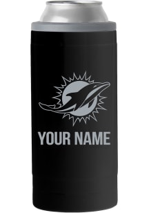 Miami Dolphins Personalized 12 oz Slim Can Stainless Steel Coolie