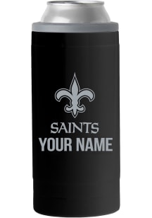 New Orleans Saints Personalized 12 oz Slim Can Stainless Steel Coolie