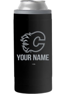 Calgary Flames Personalized 12 oz Slim Can Stainless Steel Coolie