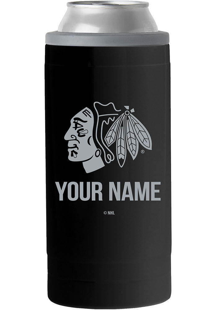 Chicago Blackhawks Personalized 12 oz Slim Can Coolie