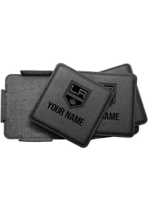 Los Angeles Kings Personalized Leatherette Coaster