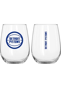 Detroit Pistons 16oz Stemless Wine Glass