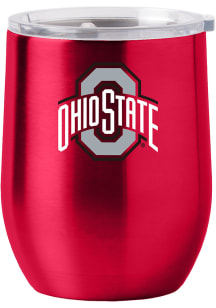 Red Ohio State Buckeyes 16oz Stainless Steel Stemless