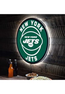 New York Jets 23 in Round Light Up Sign