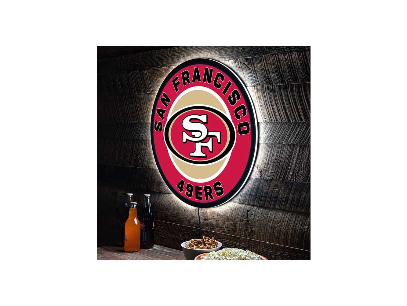 San Francsco 49ers Engraved Wood Sgn - Etsy