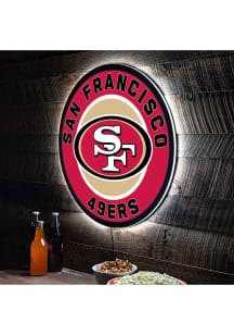 San Francisco 49ers 23 in Round Light Up Sign