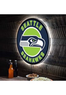 Seattle Seahawks 23 in Round Light Up Sign