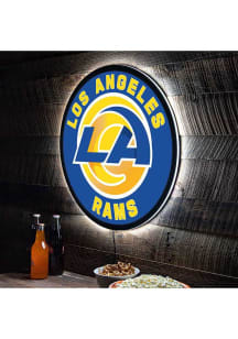 Los Angeles Rams 23 in Round Light Up Sign