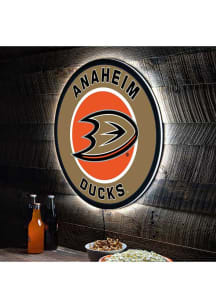 Anaheim Ducks 23 in Round Light Up Sign
