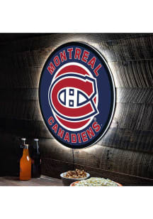 Montreal Canadiens 23 in Round Light Up Sign