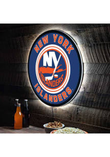 New York Islanders 23 in Round Light Up Sign