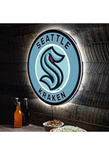 Seattle Kraken 23 in Round Light Up Sign