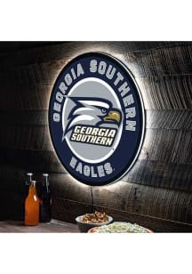 Georgia Southern Eagles 23 in Round Light Up Sign