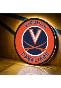 Virginia Cavaliers 23 in Round Light Up Sign