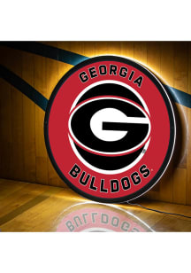 Georgia Bulldogs 23 in Round Light Up Sign