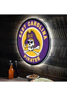 East Carolina Pirates 23 in Round Light Up Sign
