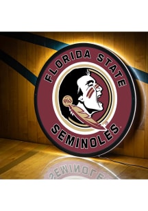 Florida State Seminoles 23 in Round Light Up Sign