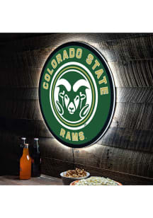 Colorado State Rams 23 in Round Light Up Sign