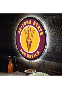 Arizona State Sun Devils 23 in Round Light Up Sign