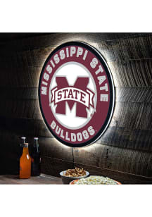 Mississippi State Bulldogs 23 in Round Light Up Sign