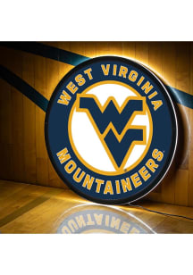 West Virginia Mountaineers 23 in Round Light Up Sign