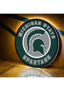 Michigan State Spartans 23 in Round Light Up Sign