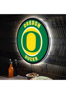 Oregon Ducks 23 in Round Light Up Sign