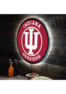 Indiana Hoosiers 23 in Round Light Up Sign