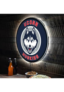 UConn Huskies 23 in Round Light Up Sign