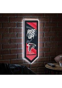 Atlanta Falcons 9x23 Banner Shaped Light Up Sign