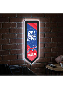 Buffalo Bills 9x23 Banner Shaped Light Up Sign