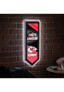 Kansas City Chiefs 9x23 Banner Shaped Light Up Sign