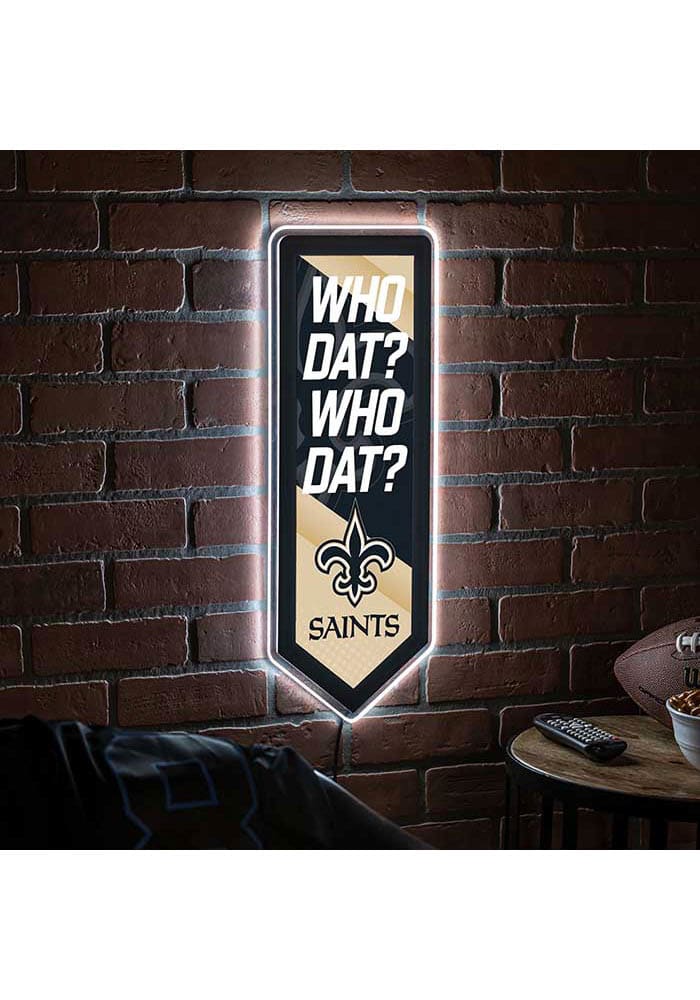 New Orleans Saints 23 x 23 NFL Felt Wall Banner