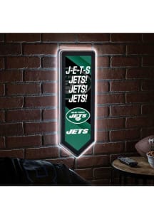 New York Jets 9x23 Banner Shaped Light Up Sign