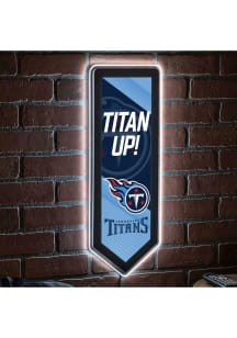 Tennessee Titans 9x23 Banner Shaped Light Up Sign
