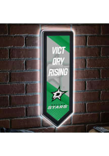 Dallas Stars 9x23 Banner Shaped Light Up Sign