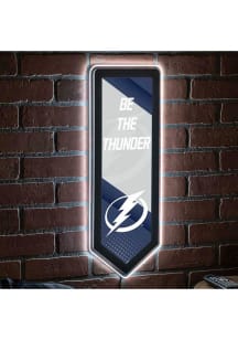 Tampa Bay Lightning 9x23 Banner Shaped Light Up Sign