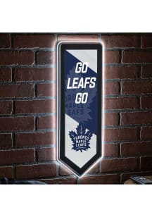 Toronto Maple Leafs 9x23 Banner Shaped Light Up Sign