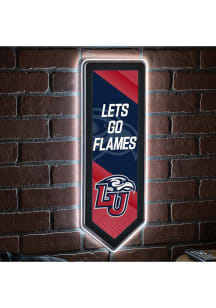 Liberty Flames 9x23 Banner Shaped Light Up Sign