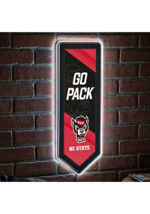 NC State Wolfpack 9x23 Banner Shaped Light Up Sign