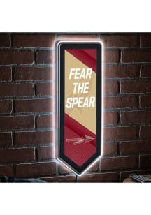 Florida State Seminoles 9x23 Banner Shaped Light Up Sign