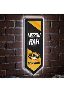 Missouri Tigers 9x23 Banner Shaped Light Up Sign
