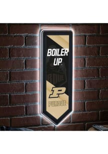 Purdue Boilermakers 9x23 Banner Shaped Light Up Sign