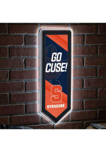 Syracuse Orange 9x23 Banner Shaped Light Up Sign