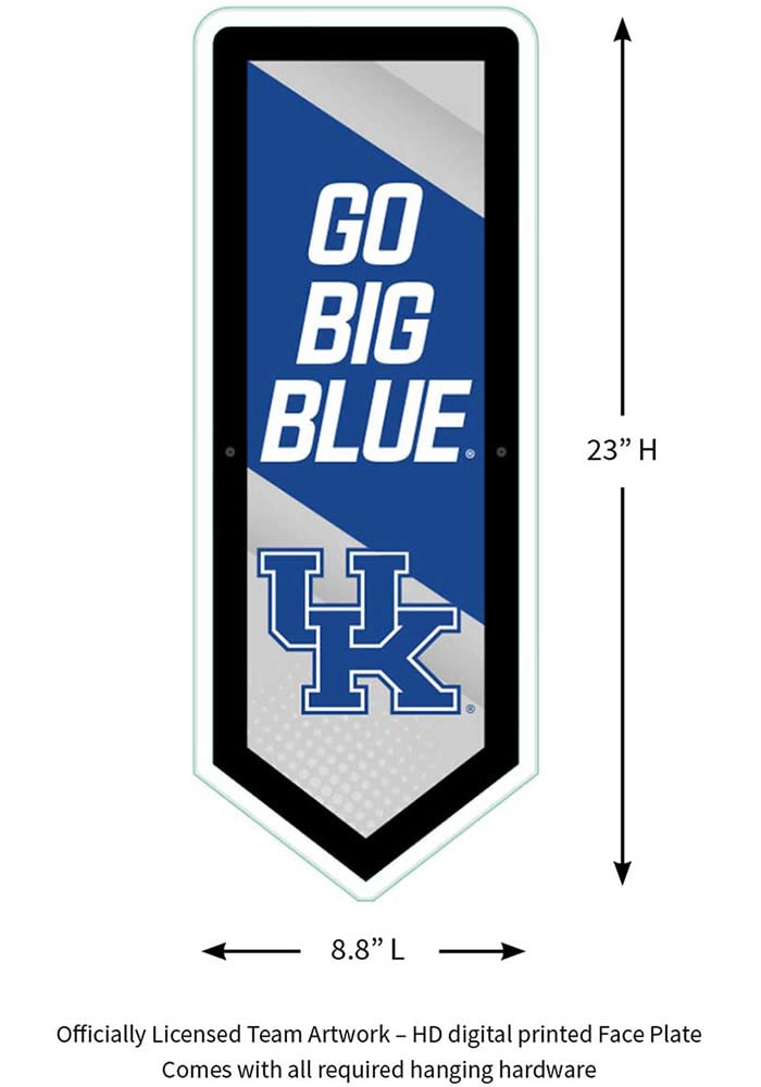 Kentucky Wildcats 9x23 Banner Shaped Light Up Sign