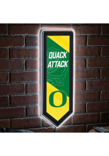 Oregon Ducks 9x23 Banner Shaped Light Up Sign