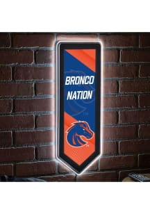 Boise State Broncos 9x23 Banner Shaped Light Up Sign
