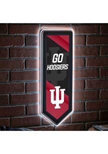 Indiana Hoosiers 9x23 Banner Shaped Light Up Sign