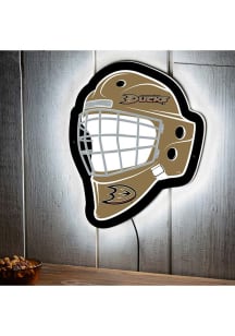 Anaheim Ducks 15.6x19 Goalie Mask Light Up Sign